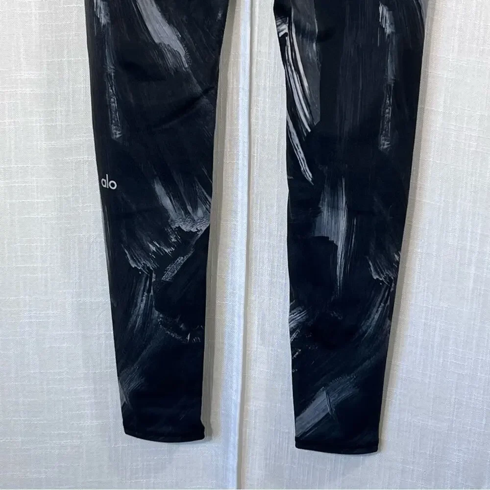 Alo Yoga High Waisted Airbrush Athletic Workout Gym Leggings Size XS